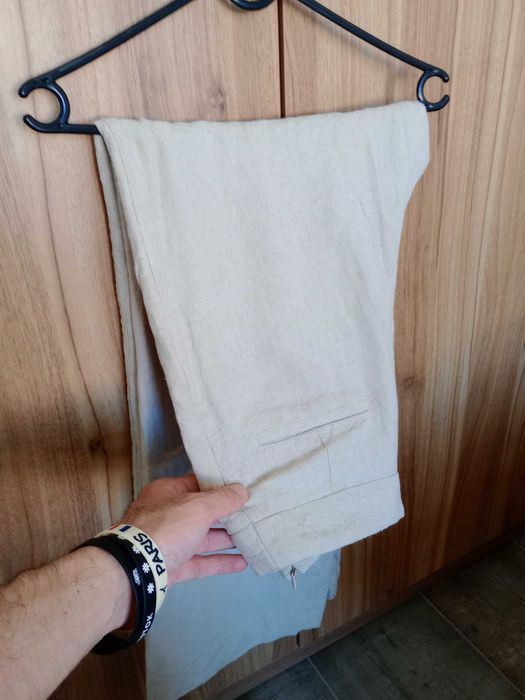 Calças de Linho Creme Zara – Tamanho S – €12 (Levantamento Hoje)