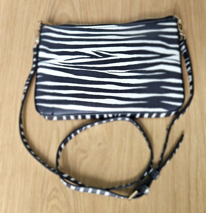 Mala a tiracolo padrao zebra Parfois