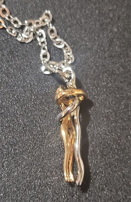 Naszyjnik,,Para w objęciach,,