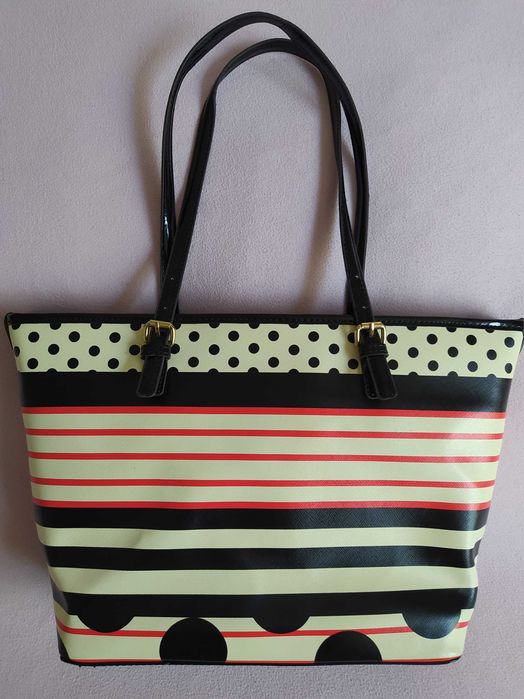 Torebka Anne Klein torba pasy kropki