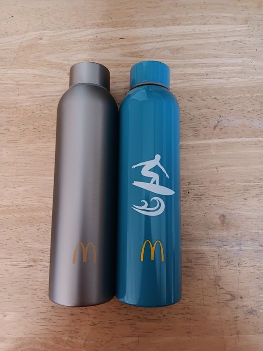Garrafas de aço inoxidável coleção Mc Donald's