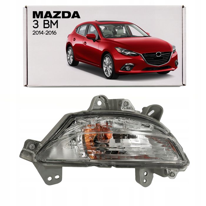 migacz / kierunkowskaz przedni prawy b45a51350a mazda 3 iii bm 2014-2016