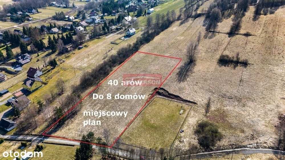 Działka Inwestycyjna 40 Arów – Widokowa – Skawina