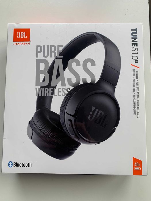 Tytuł: JBL Tune 510BT – NOWE – Bluetooth, Pure Bass