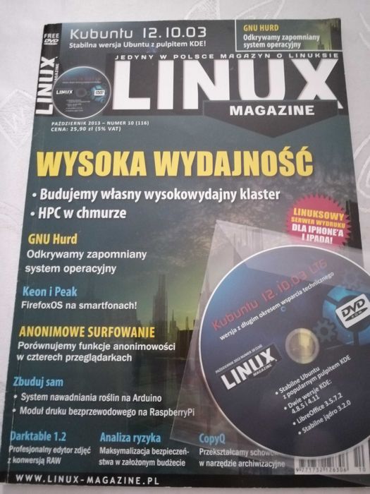 Linux Magazyn Kubuntu Wysoka wydajnosc Anonimowo
