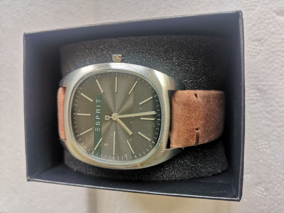 Relogio Homem ESPRIT ES1G038L0045 pulseira castanha, novo, genuino