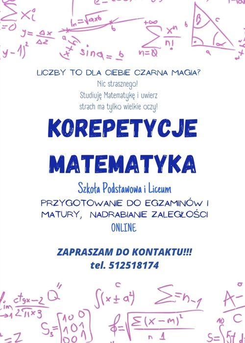 Korepetycje matematyka