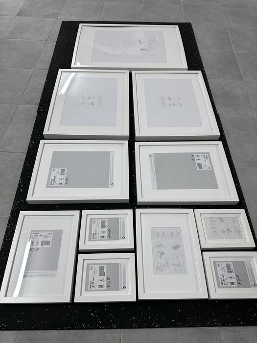 Molduras brancas diversos tamanhos