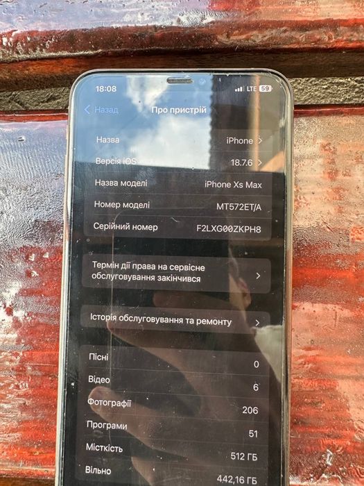 iPhone Xs Max 512gb