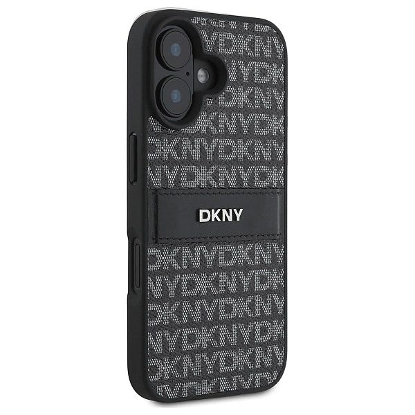 DKNY DKHCP16SPRTHSLK iPhone 16/6.1" czarny/black hardcase Texture Patt
