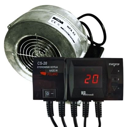 Комплект автоматики KG Elektronik CS-20 + вентилятор WPA X2