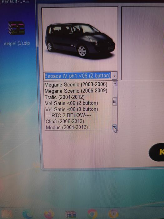 Привязка ключ карты Рено.