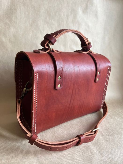 Шкіряна сумка -портфель