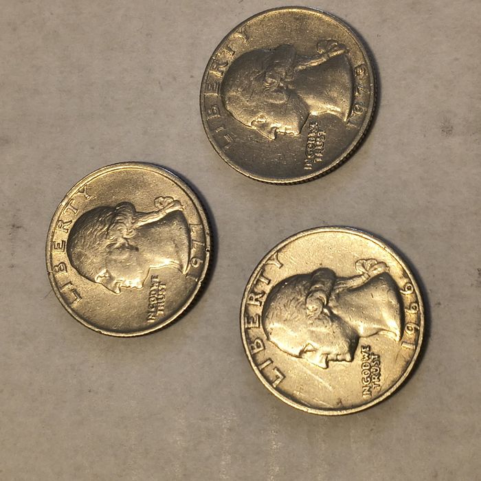 USA  25 Centów  LIBERTY 1966/1973/1977r.