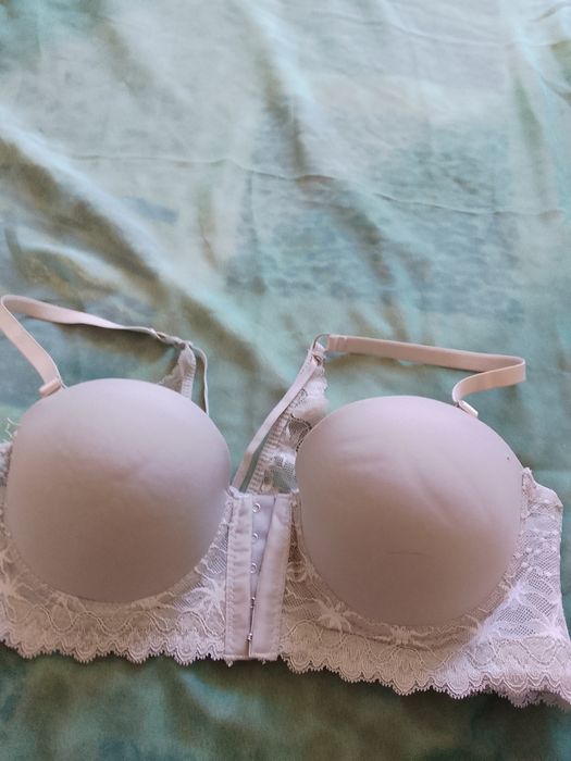 Бюстгальтер застёжка вперёди 44С цвет серый