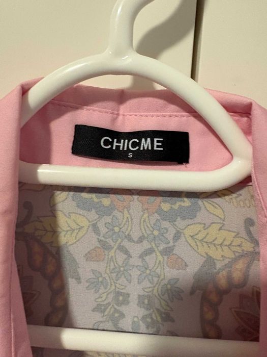 Conjunto Saia pliassada + Blusa - Chic Me - S - Como novo