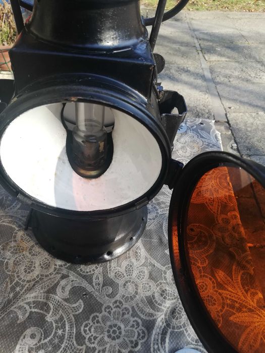 PKP lampa kolejowa naftowa.