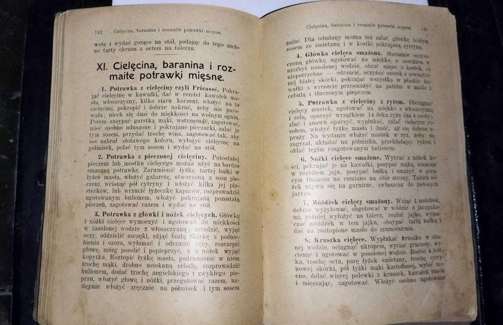 Kucharka Polska książka kucharska 1918r