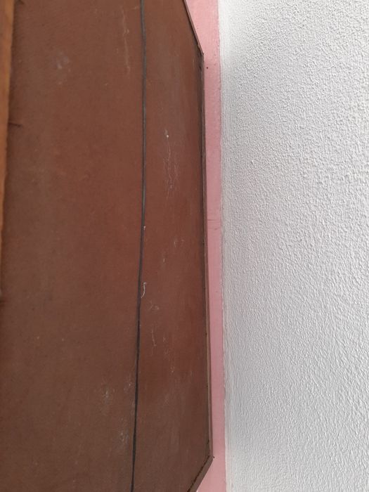 Quadro grande e antigo de um cavalo branco