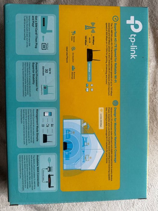 Router TP-Link TL-MR150 4G LTE N300