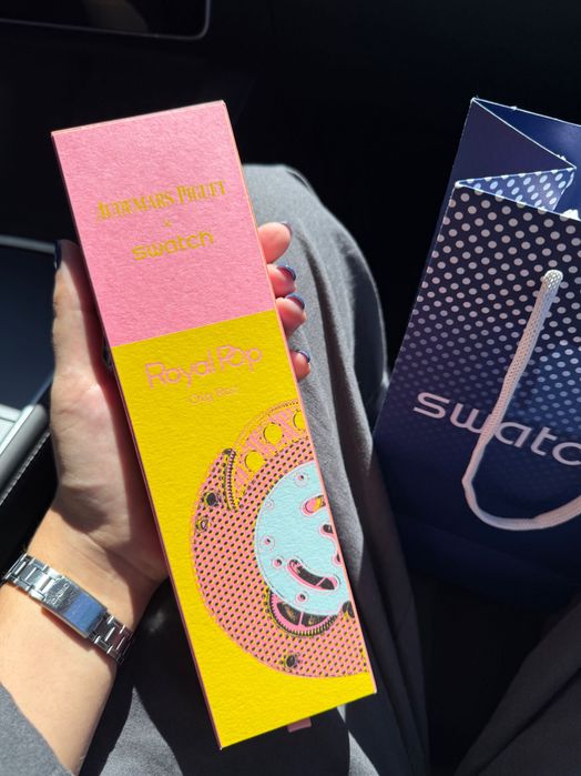 Swatch x Audemars Piguet AP Bioceramic Royal Pop Savonnette Otg Roz