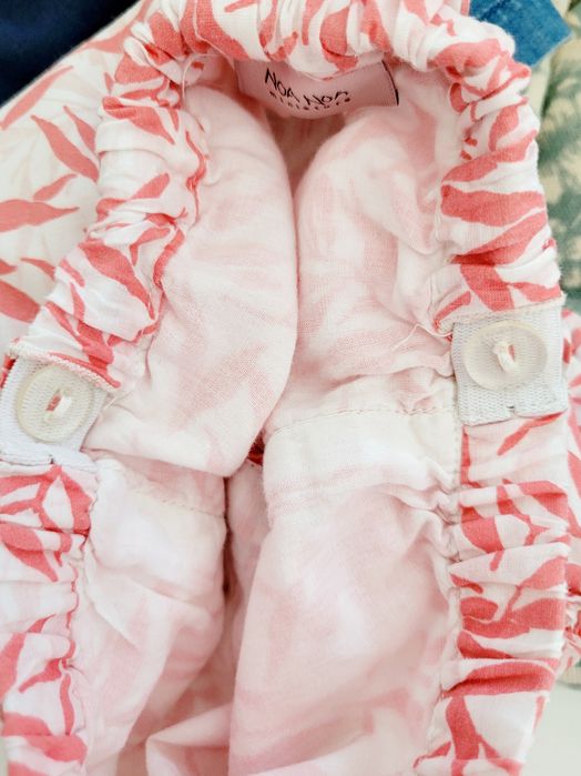 Krótkie spodenki 74 w listki z falbankami skandynawska marka scandi