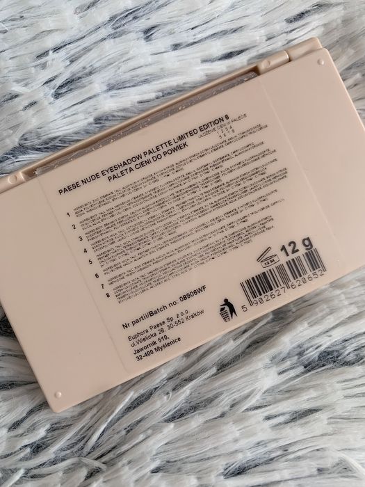 PAESE Paleta cieni do powiek/Nude Beauty Limited edition 6