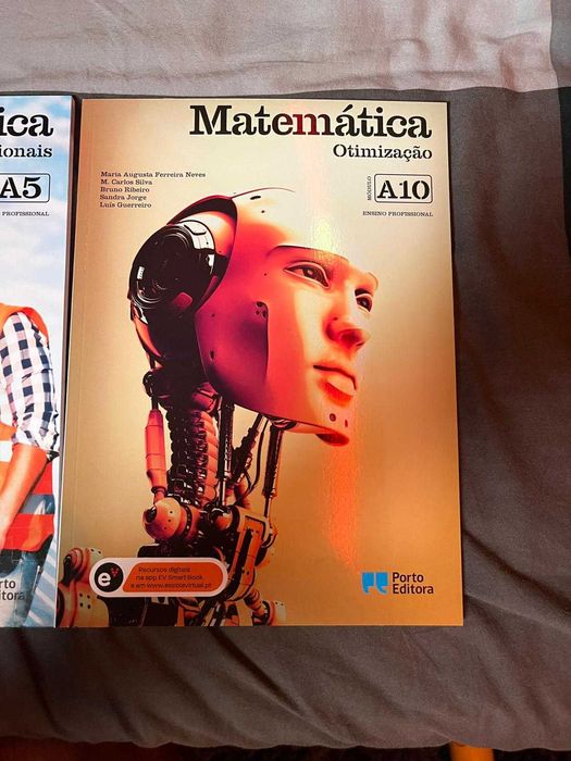 Livros de Matemática – Ensino Profissional (A4, A6, A5, A10)