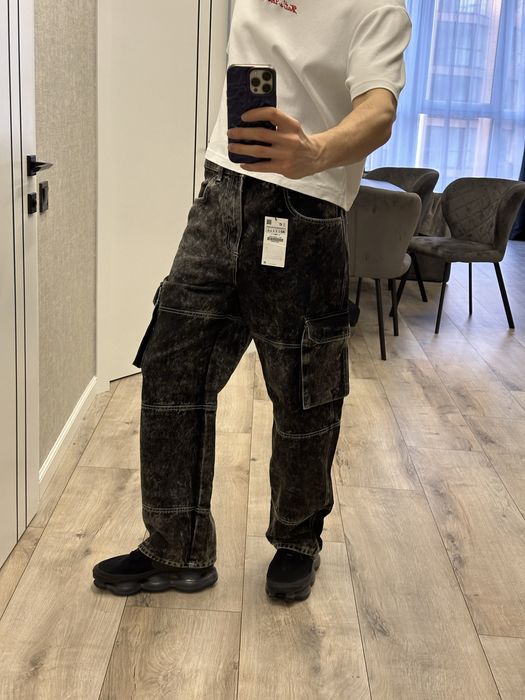 Чоловічі карго джинси Zara