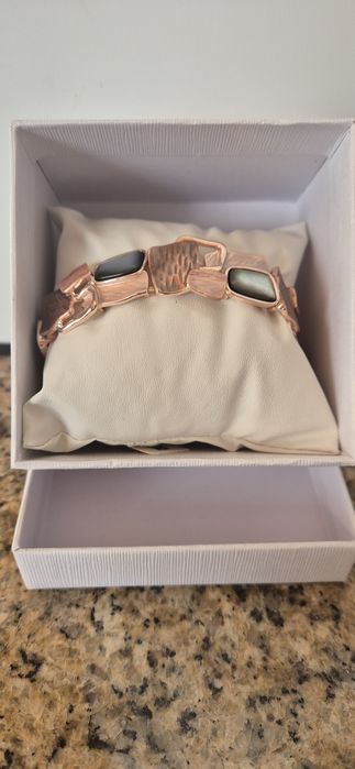 Bransoletka biżuteria damska różowe 'złoto'