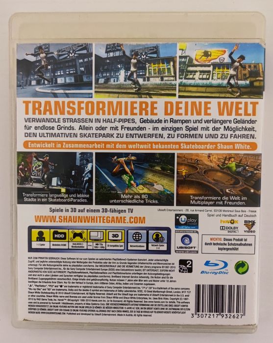 Gra Shaun White Skateboarding PL PlayStation 3 (PS3)