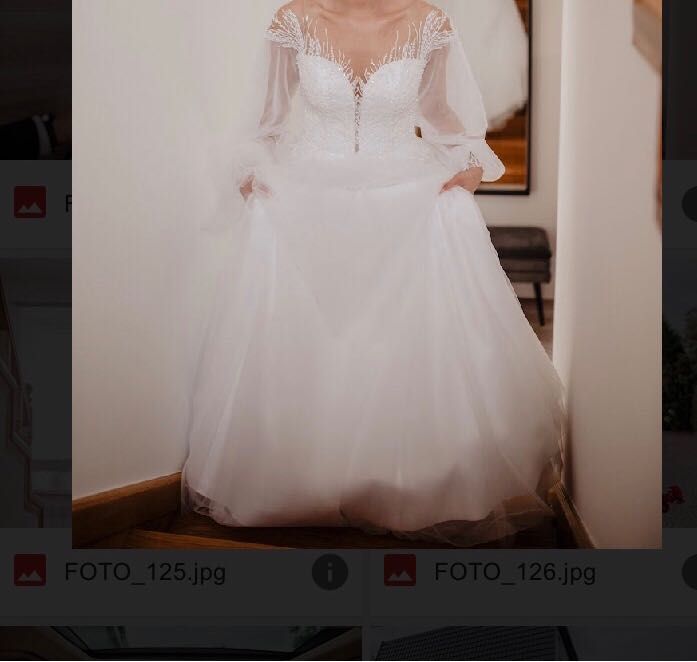 Suknia ksiezniczka biala