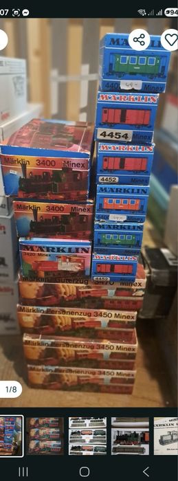 Lote de comboios Minex Marklin