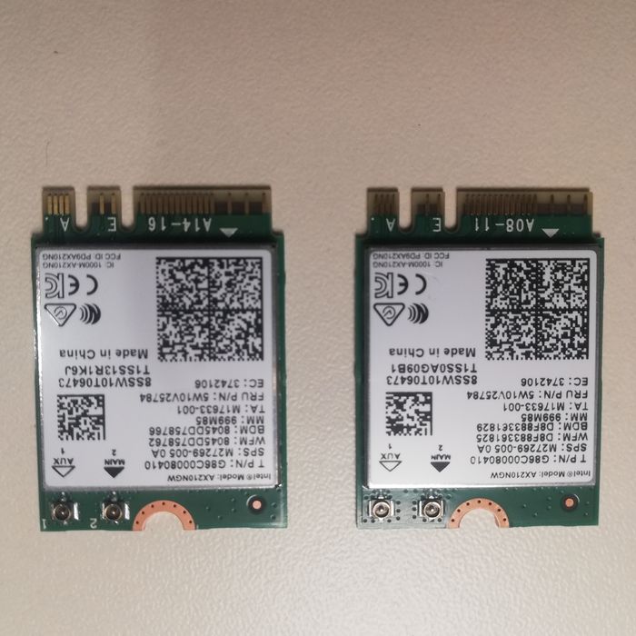 Комплект Модуль Wi-Fi 6 AX Bluetooth 5.2 адаптер PCI-E M2 AE ноутбука