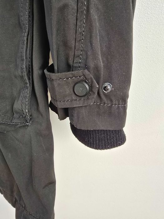 Ciemnoszara kurtka 2w1 Zara Man