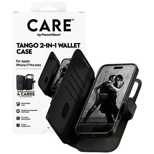 Etui CARE by PanzerGlass Feature Tango 2w1 Wallet Case MagSafe na iPho