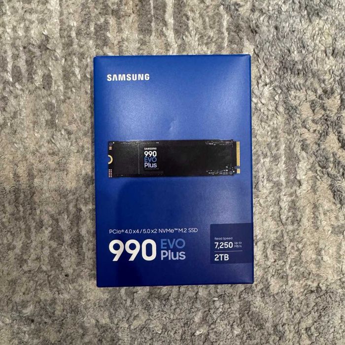 SSD M.2 2280 2TB 990 EVO Plus Samsung (MZ-V9S2T0BW) Оригінал