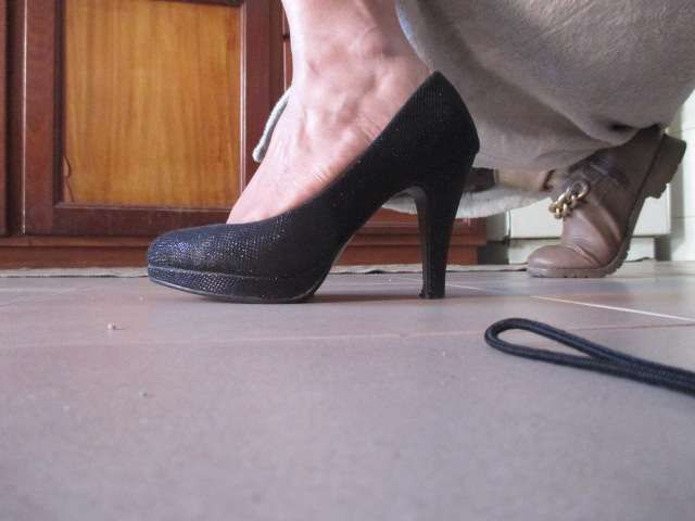 Vendo sapatos salto alto preto 37