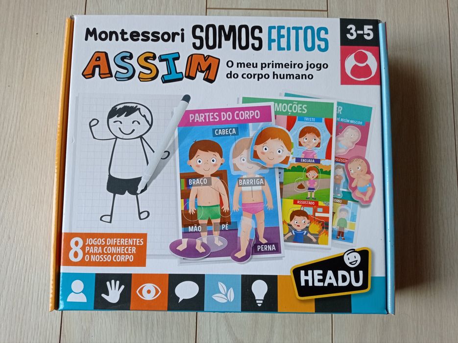 Jogo Montessori Somos Feitos assim
