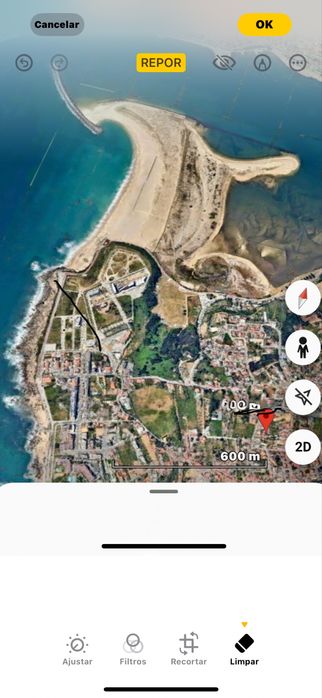 Moradia T2 com terreno 850 m2 a 900 mts da praia de lavadores