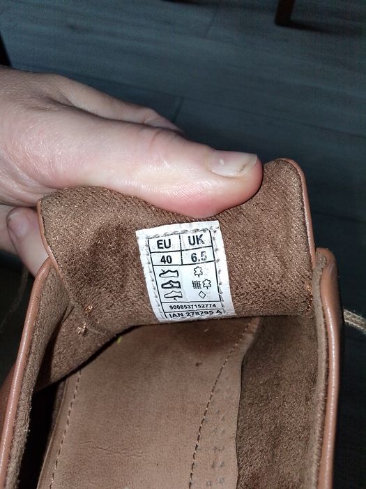 Półbuty damskie, oksfordki r 40.