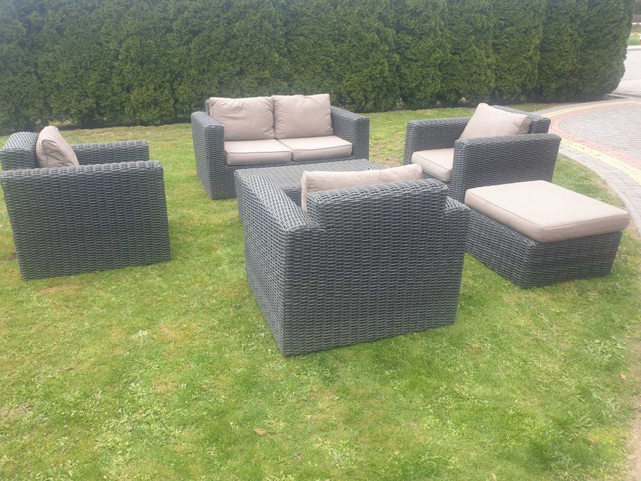 Wypoczynek Royal Life Style z technorattanu-meble do ogrudu