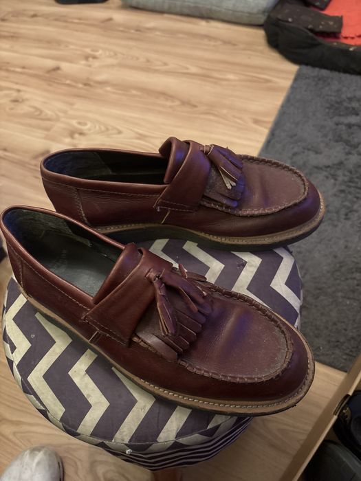 Mokasyny martens skora meskie