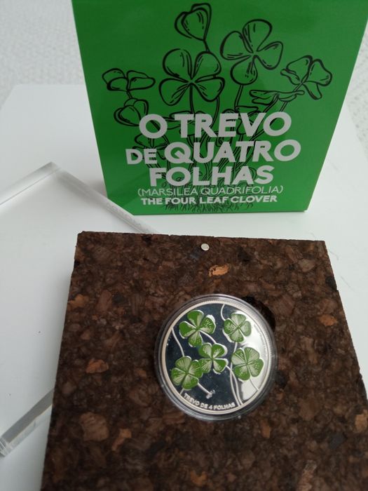 5€ Proof , Trevo de quatro folhas, 2018