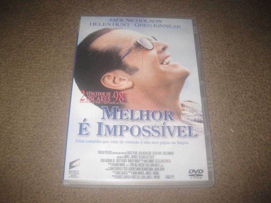 DVD "Melhor É Impossível" com Jack Nicholson