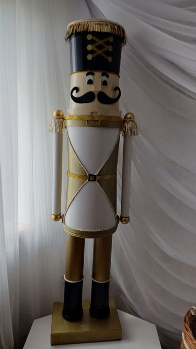 Dziadek do orzechów 165 cm, dekoracja świateczna