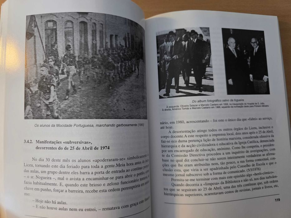 Livro "O Liceu Nacional de Chaves - Subsídios para a sua História" de Alípio Martins Afonso