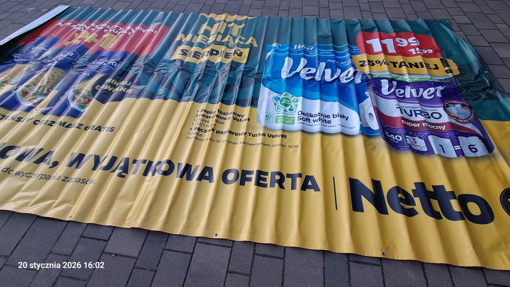 wytrzymała PLANDEKA winylowa