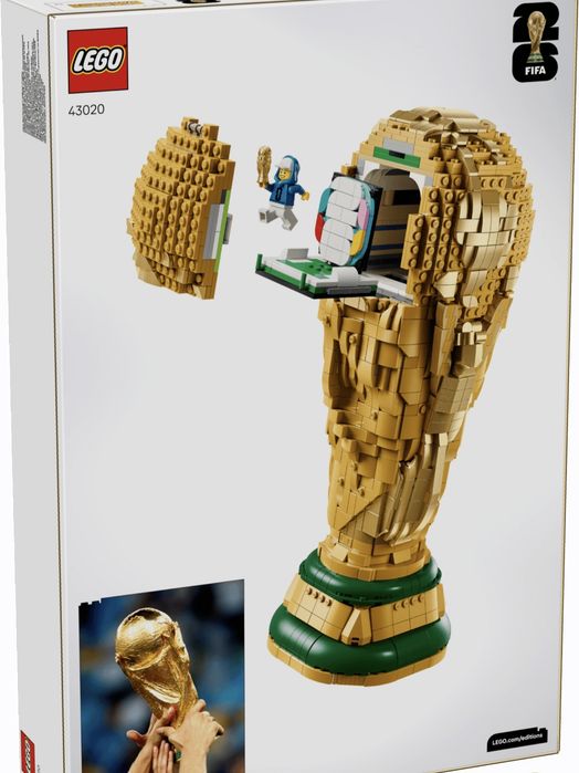 Lego 43020 - Troféu Oficial do Campeonato do Mundo™ da FIFA

Average rating 4.7 out of 5 stars
(9)