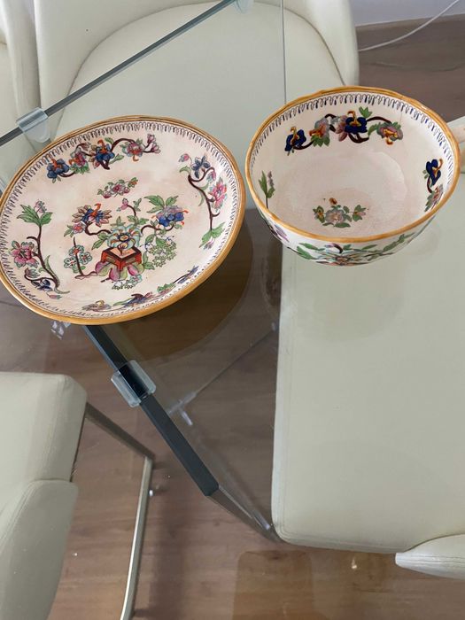 Chávena de chá com pires (de coleção) John Rose Coalport